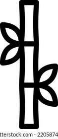 ilustración de vectores de caña de azúcar en un fondo transparente.Símbolos de calidad premium.Iconos vectores de trazo para el diseño de conceptos y gráficos.