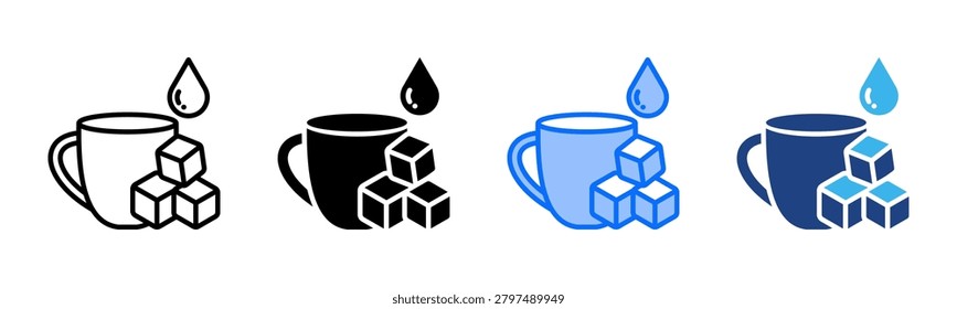 Sugarfree icon set multiple style collection