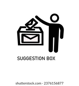 suggestion box symbol via mail box