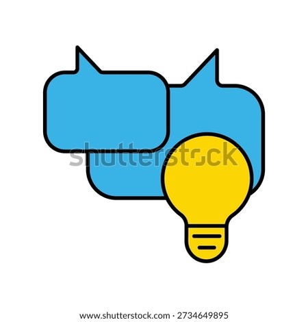suggestion concept line icon. Simple element illustration. suggestion concept outline symbol design.