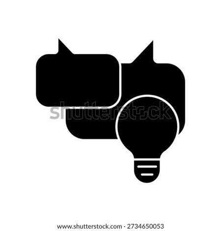suggestion concept line icon. Simple element illustration. suggestion concept outline symbol design.