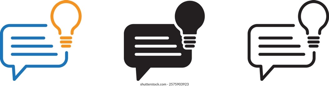 Suggestion icon , vector illustration.