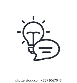 Empfehlungssymbol. vector.Editable stroke.linear style sign for use web design,logo.Symbol illustration.