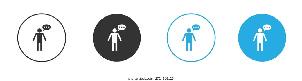 Elemento de diseño de iconos de sugerencia. Ilustración vectorial sobre fondo blanco.