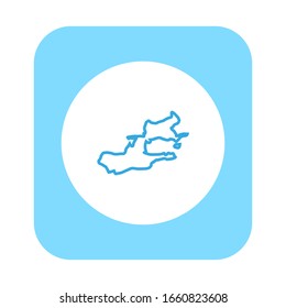 Sughd region map in tajikistan country