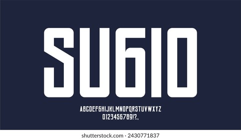 SUGIO FONT VECTOR DISPLAY UPPERCASE HIGH SANS SERIF
