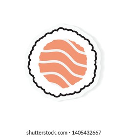 suhi roll icon- vector illustration