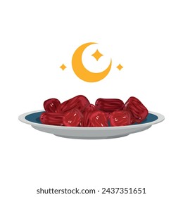 Suhoor frische Daten Illustrationsvektor