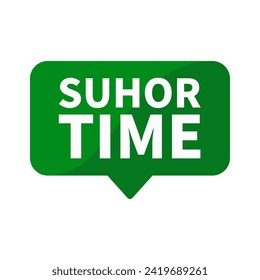 Suhor Time Text In Green Rectangle Shape For Information Promotion Business Marketing Announcement Social Media
