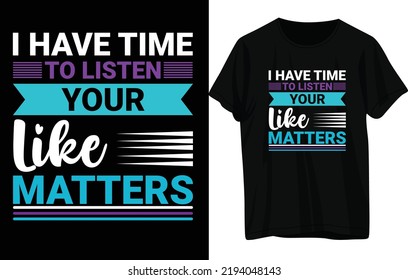 Suicide Prevention Week T-Shirt Design .