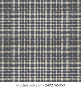 Suit background tartan fabric, customizable check pattern plaid. Surface textile seamless vector texture in pastel and light colors palette.