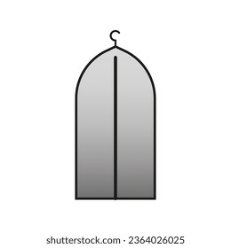 Suit bag icon. Vector illustration. EPS 10.
