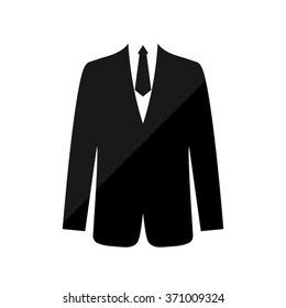 suit -  black vector icon