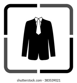 suit  - black vector icon