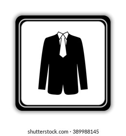 suit  - black vector icon