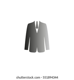 suit - black  vector icon