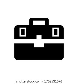 suit case icon or logo isolated sign symbol vector illustration - high quality black style vector icons
