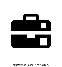 suit case icon or logo isolated sign symbol vector illustration - high quality black style vector icons
