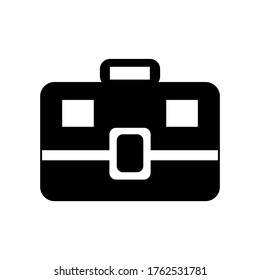 suit case icon or logo isolated sign symbol vector illustration - high quality black style vector icons
