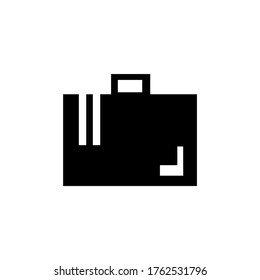 Anzugssymbol oder Logo einzeln auf Zeichen, Vektorgrafik - hochwertige Vektorgrafiken im schwarzen Stil
