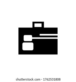 suit case icon or logo isolated sign symbol vector illustration - high quality black style vector icons
