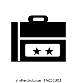 Anzugssymbol oder Logo einzeln auf Zeichen, Vektorgrafik - hochwertige Vektorgrafiken im schwarzen Stil

