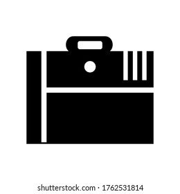 suit case icon or logo isolated sign symbol vector illustration - high quality black style vector icons
