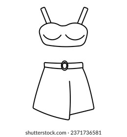 suit dress top clothing line doll girl