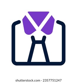 suit duo tone icon. vector icon for your website, mobile, presentation, and logo design.