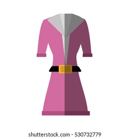 suit elegant female icon vector illustration design
