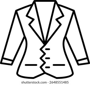 Suit Filled Style Icon Design