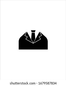 suit flat icon,vector best flat man suit icon.