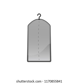 Suit Garment Bag Icon. Clipart Image Isolated On White Background