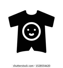 suit glyph flat vector icon