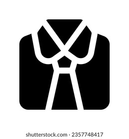 suit glyph icon. vector icon for your website, mobile, presentation, and logo design.