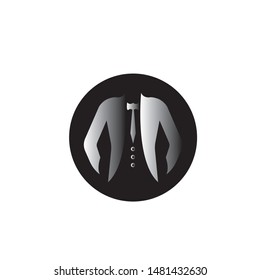 Suit icon isolated on white background. vector art.


