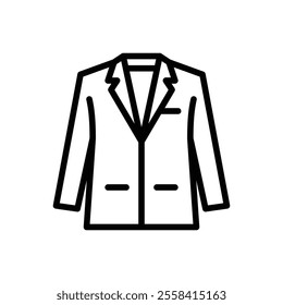 suit icon with line style