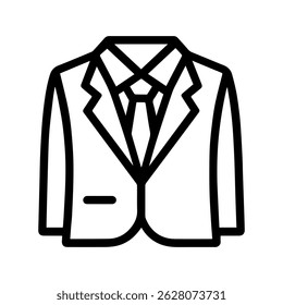 Suit icon on white background vector
Vector icon