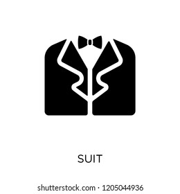 Suit icon. Suit symbol design from Wedding and love collection. Simple element vector illustration on white background.