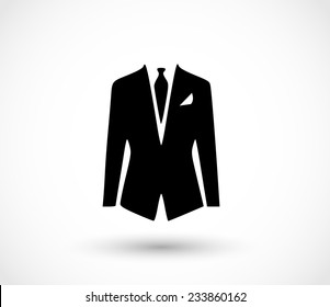 Suit icon vector