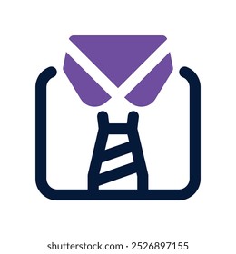 suit icon. vector dual tone icon for your website, mobile, presentation, and logo design.