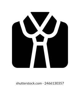 suit icon. vector glyph icon for your website, mobile, presentation, and logo design.