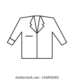 a suit icon vector illustration template