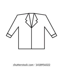 a suit icon vector illustration template