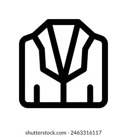 suit icon. vector line icon for your website, mobile, presentation, and logo design.