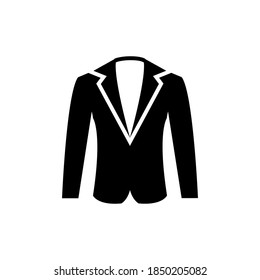 suit icon vector symbol template