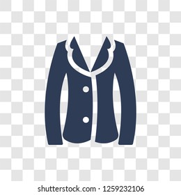 suit jacket  icon. Trendy suit jacket  logo concept on transparent background from Clothes collection