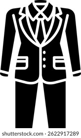 Línea de traje Vector Icon Design