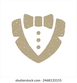 suit logo and bow tie