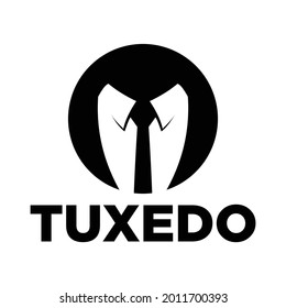 Símbolo de diseño del logotipo de Tuxedo Icono del vector gráfico.